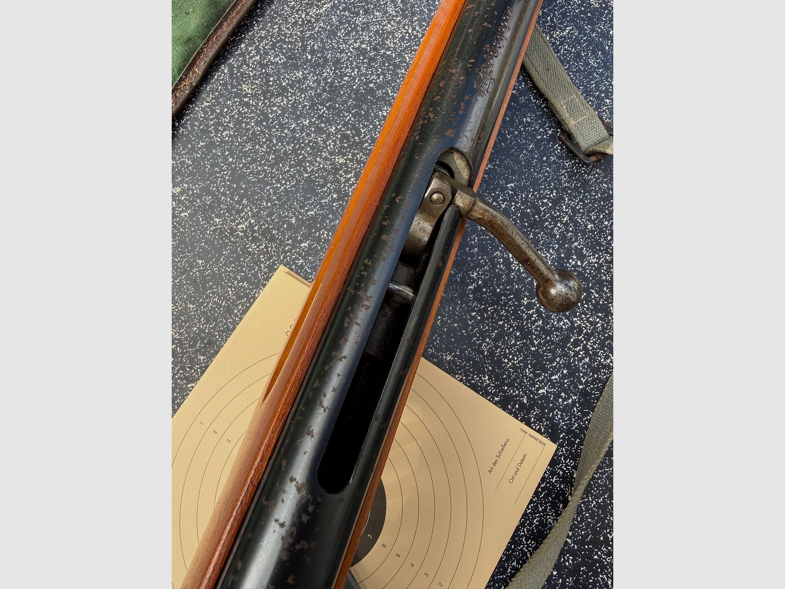 Haenel 310 Sportschaft inkl. Tasche Magazin usw. Luftgewehr DDR