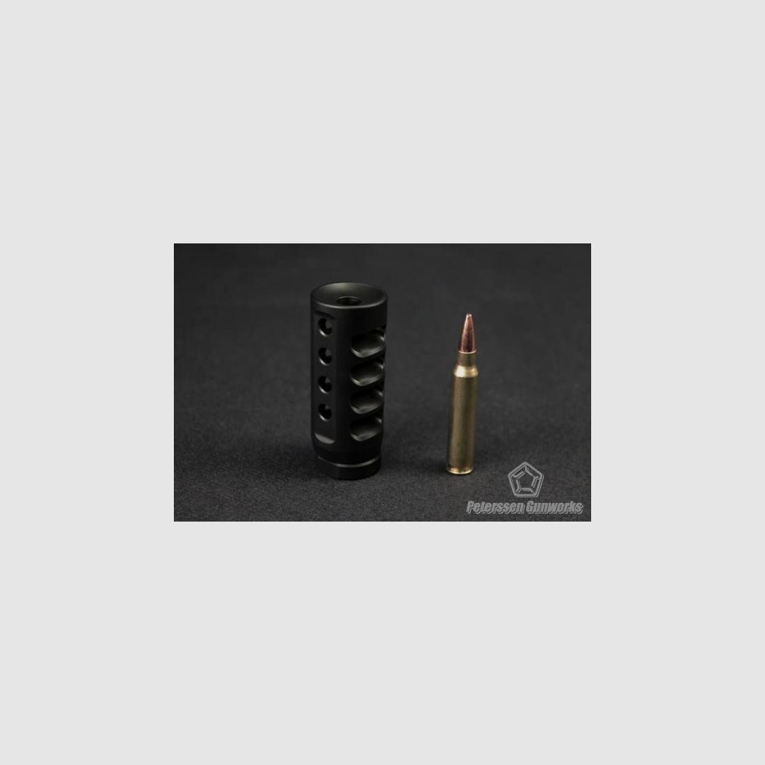 Petersen Gun Works Zubehör f. Laufmündung Mündungsbremse 15V3 1/2x28 <Kal.22/5,56mm