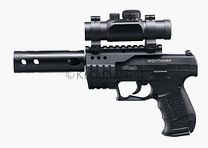 Umarex Walther Nighthawk CO2 Set, czarny, 4,5mm
