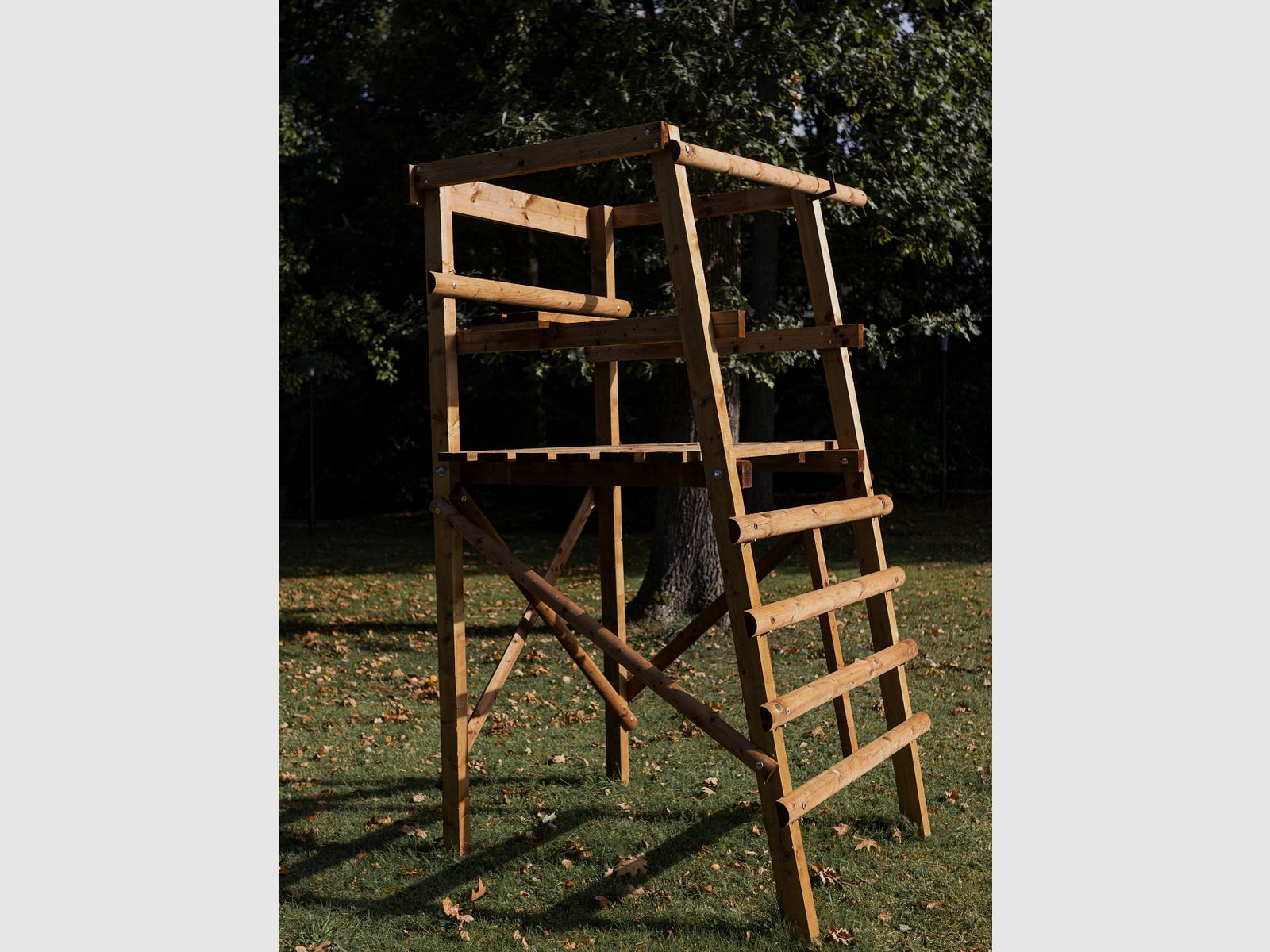 Jacht hout drijfjachtstand