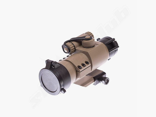 AIM-O AIM-O M2 Airsoft Red Dot incl. Cantilever Mount tan