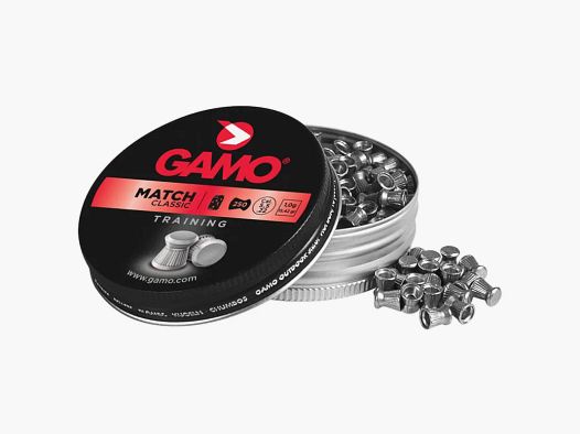 Doos van 250 Match diabolo's vlakke kop ribbellichaam kal 5,5 mm