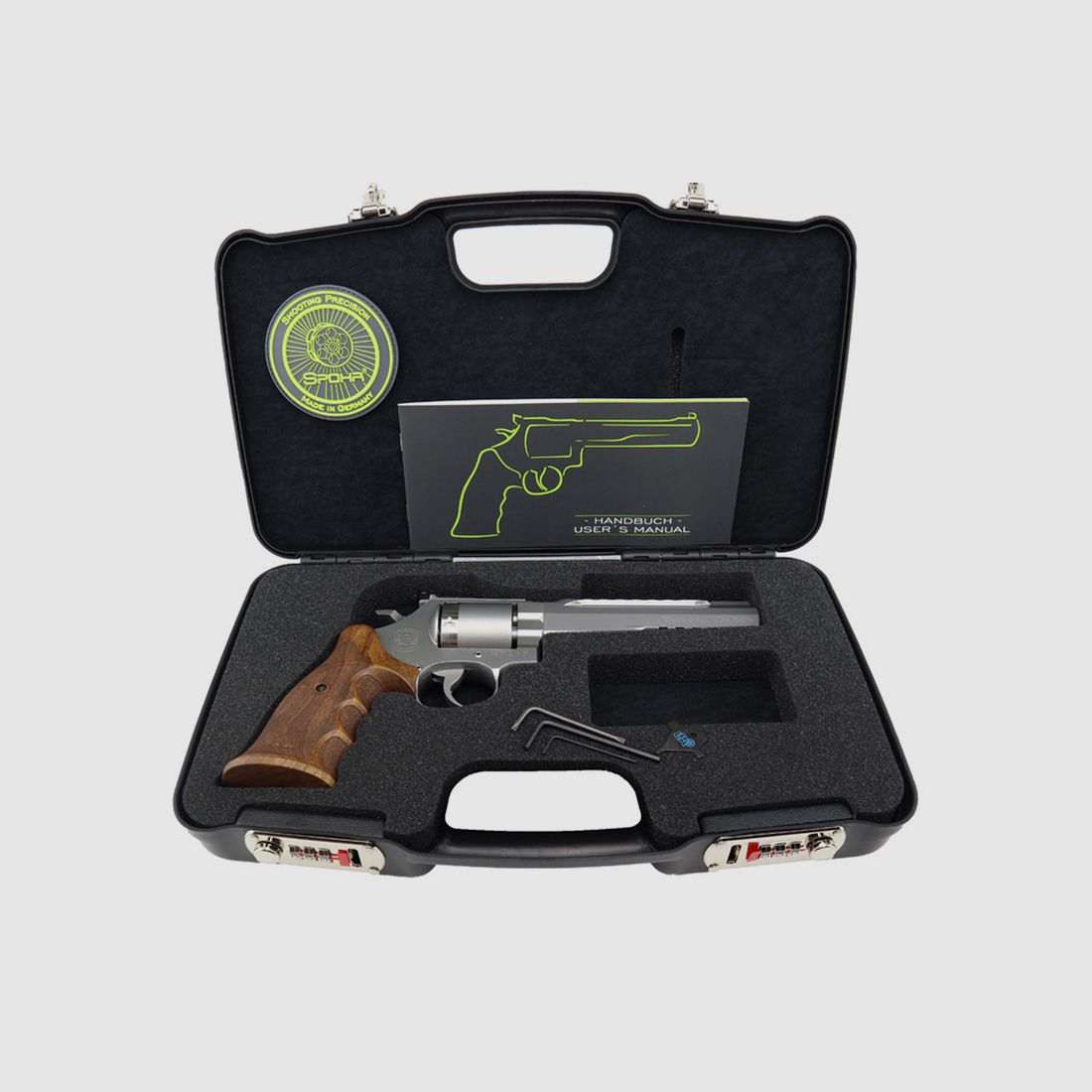  SPOHR Tactical Division Stainless 6 Zoll Revolver Made in Germany 6"