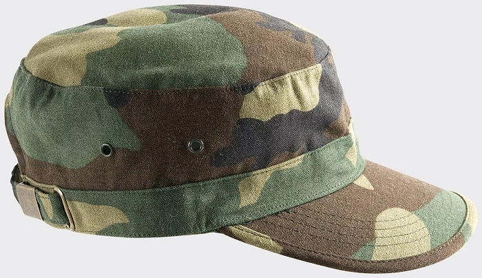 Gorra de combate Helikon de algodón ripstop, US Woodland, imagen 1 de 2