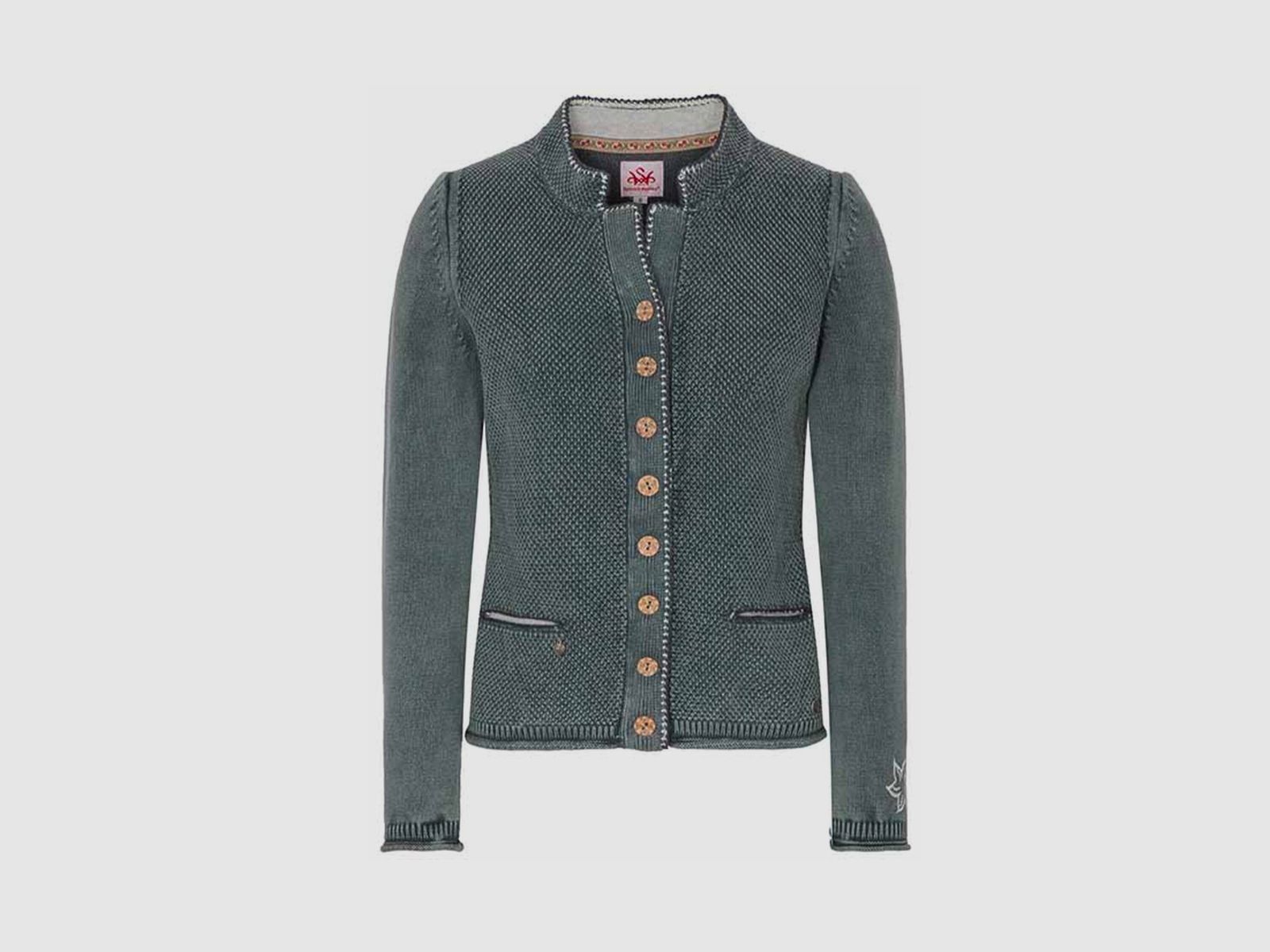 SPIETH & WENSKY Tarana Strick jacket women gray