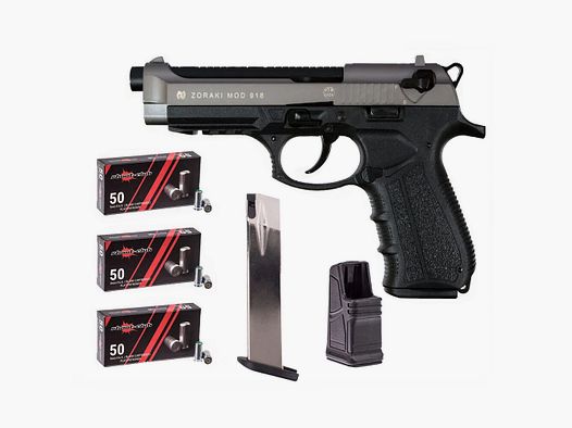 Zoraki 918-P Titan Schreckschuss Pistole 9mm im Platzpatronen-Set