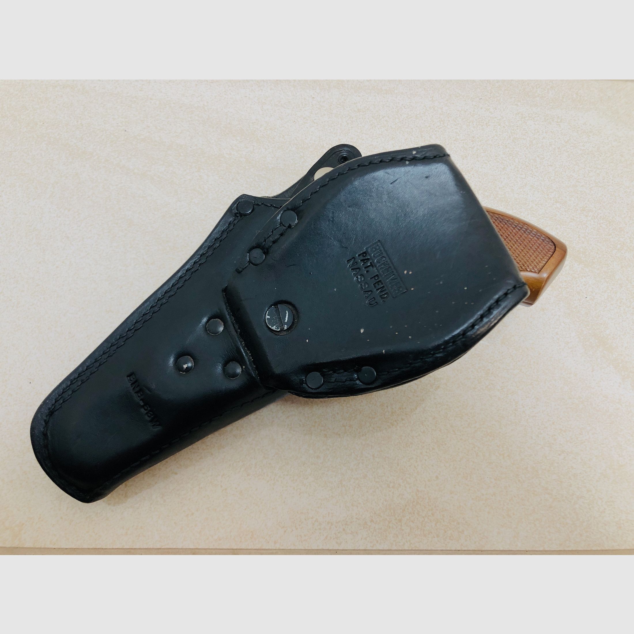 ••• Holster policyjny Bucheimer US + etui + latarka holsterska do rewolweru •••