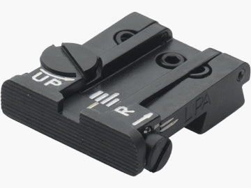 LPA TPU29TS07 adjustable micrometer sight for Taurus pistols PT-92, PT-58, PT-100 – Black sight picture