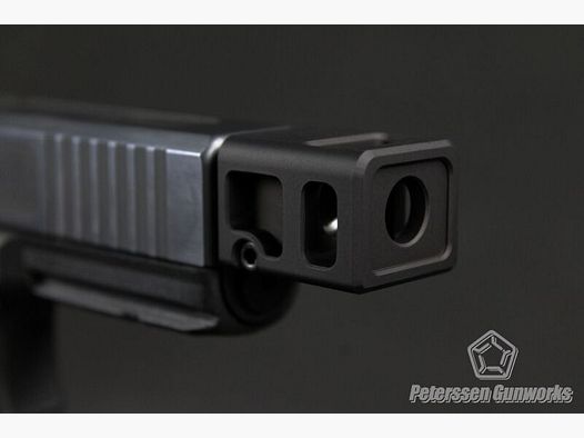 PGW Glock carry compensator for all Glock generations with M13.5x1 left-hand thread
