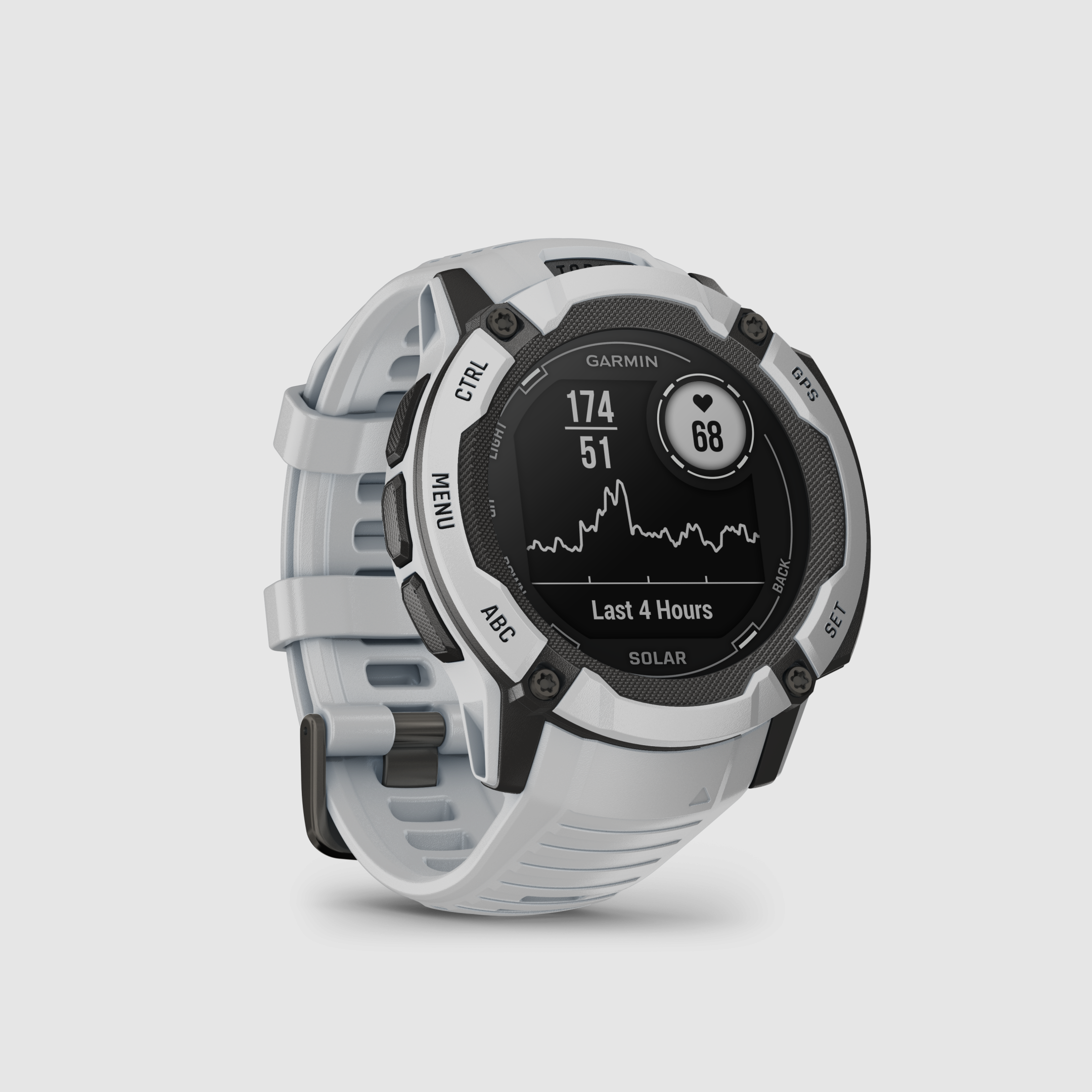 Garmin Instinct® 2X Solar, Steenwit, afbeelding 2 van 13