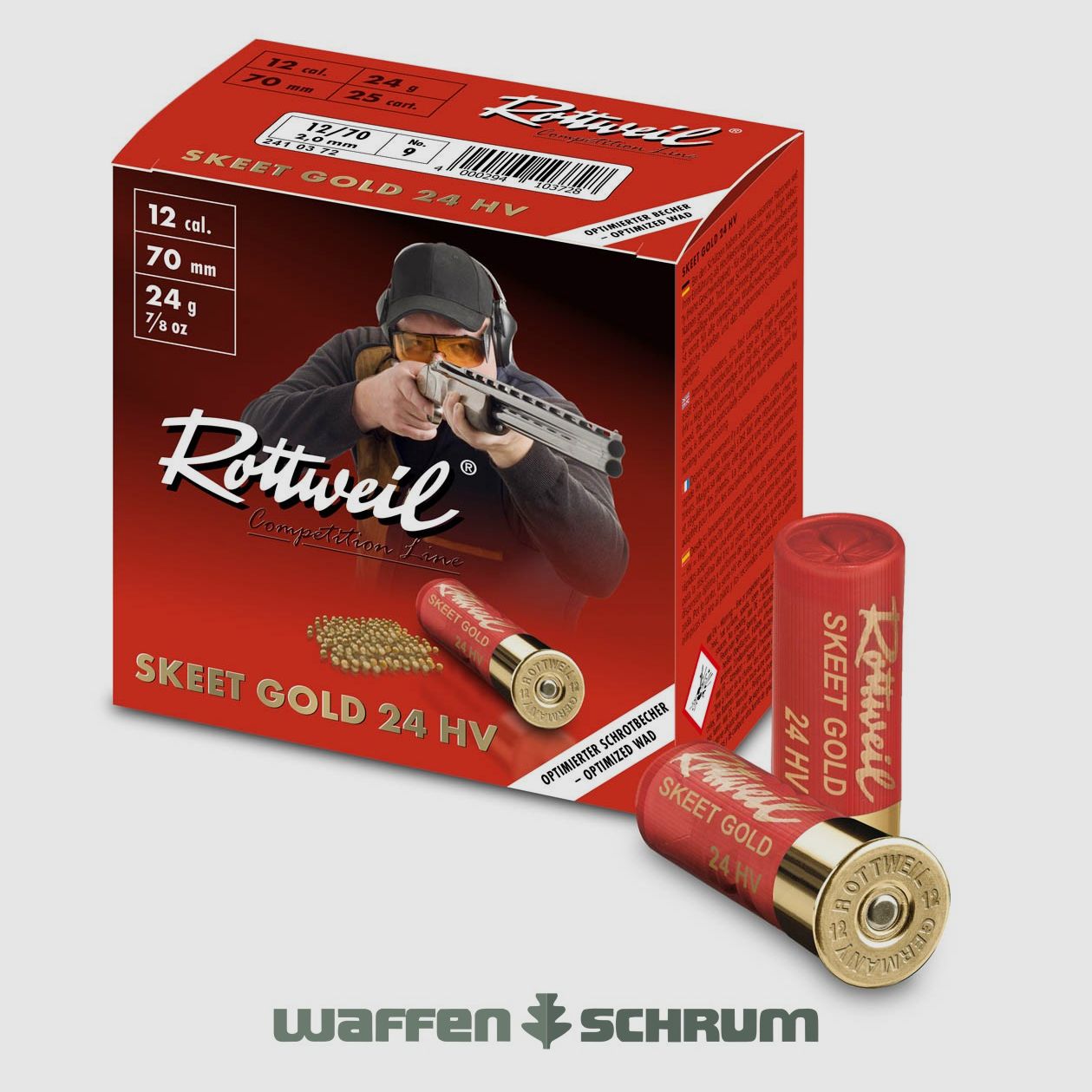 Rottweil 12/70 Gold HV Skeet 24 2,0mm - 24g