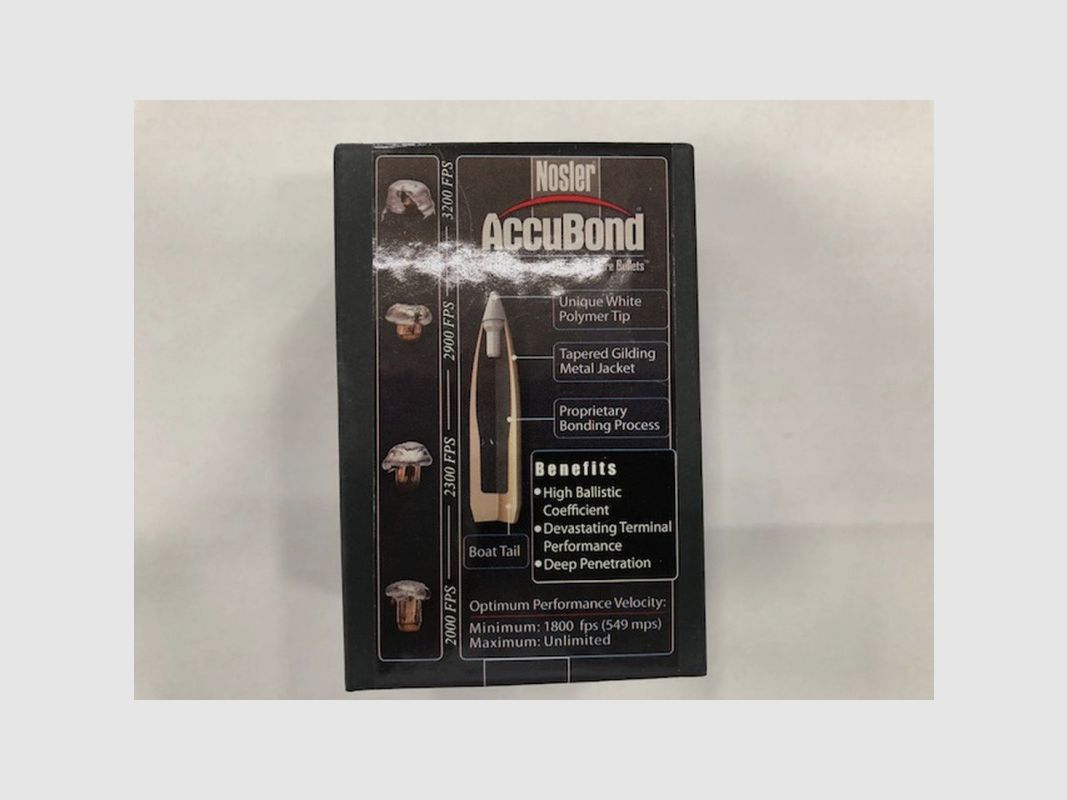 NOSLER ACCUBOND GESCHOSSE 8MM GR 200, Bild 2 von 3