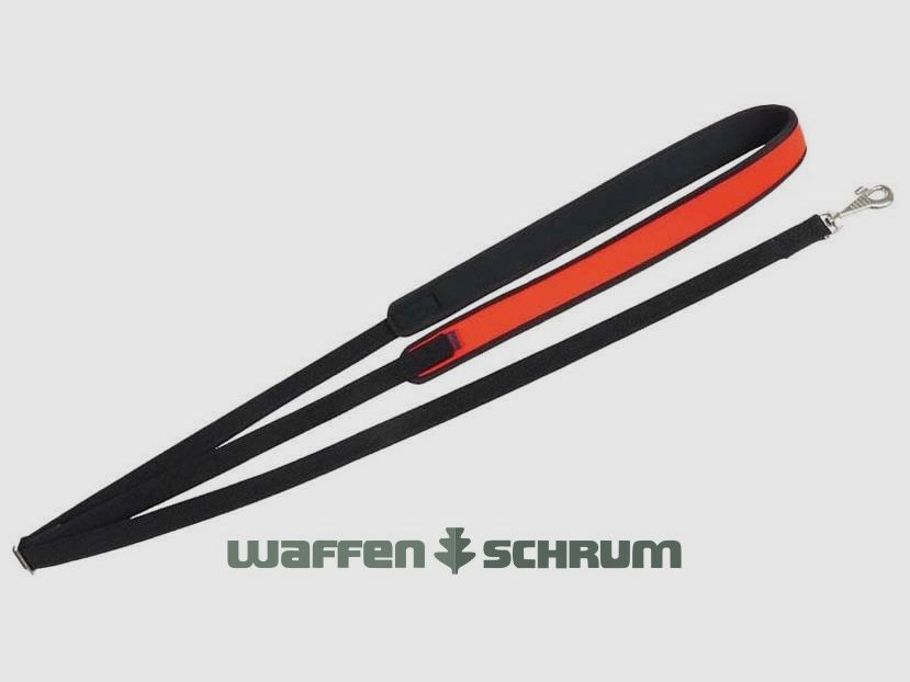 AKAH Antiruck-Umhängeleine / Länge 175-cm - 195cm Signalorange