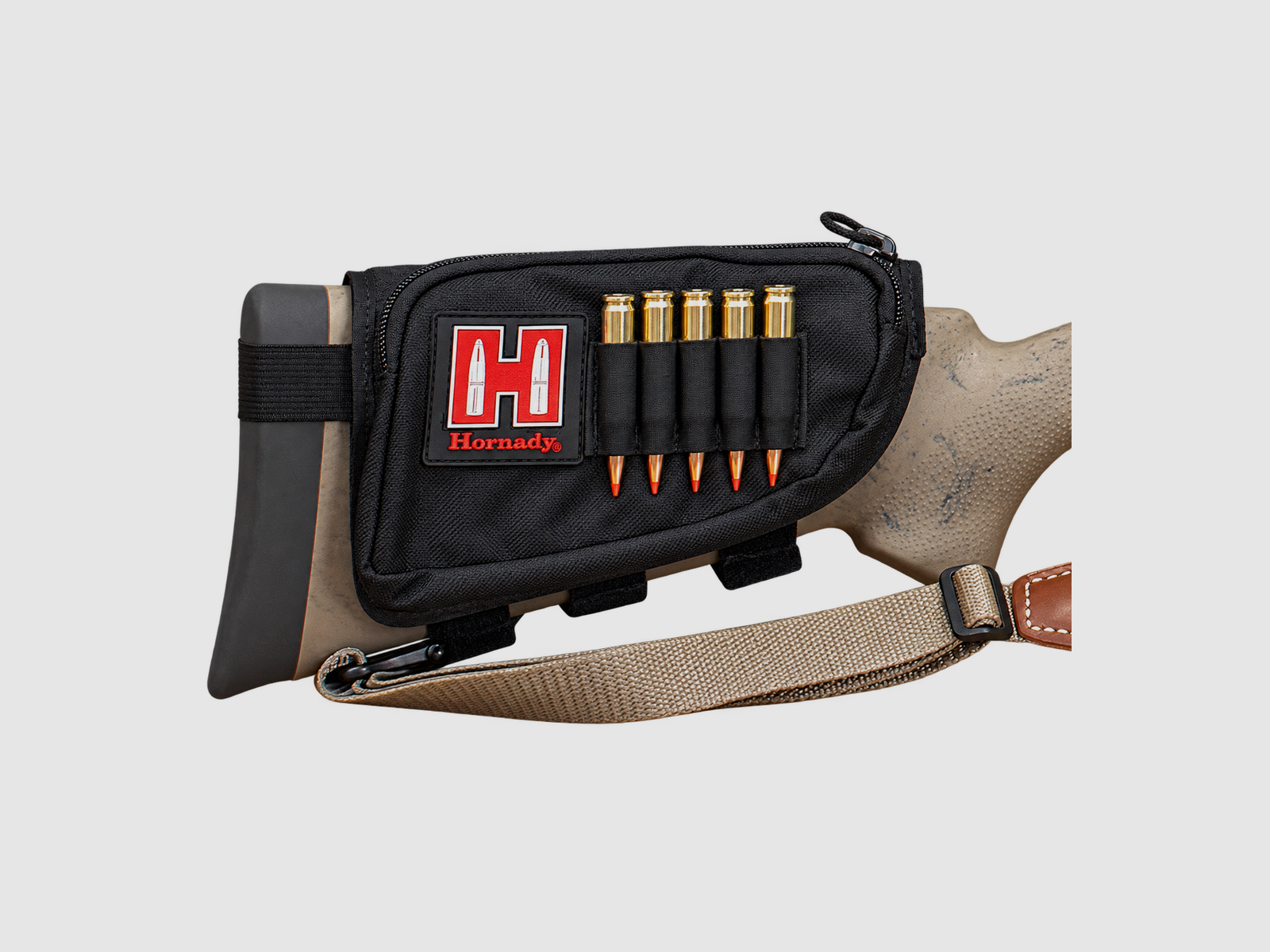 Carrillera Hornady Negra Derecha, imagen 2 de 3