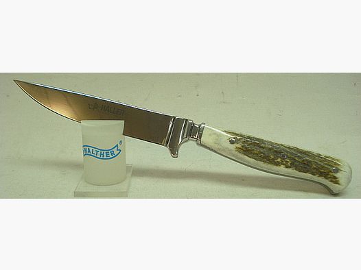 Jagdnicker Hirschhorn - 11cm Klinge, Parierstange