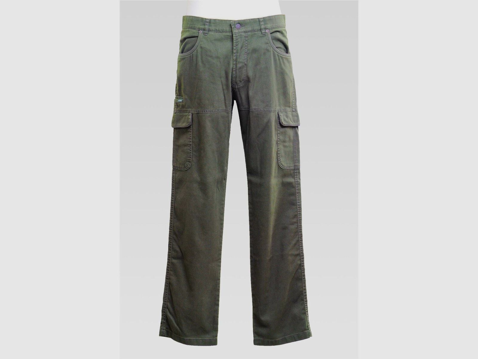Hose Z Dame mit Beintasche 44 oliv