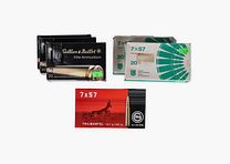 Ammunition 7 x 57 (120 shots) S&B/Lapua/Geco