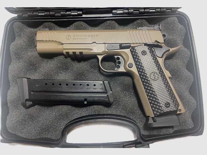 Schmeisser Hugo 1911 9mmPara FDE IPSC,BDMP, DSB