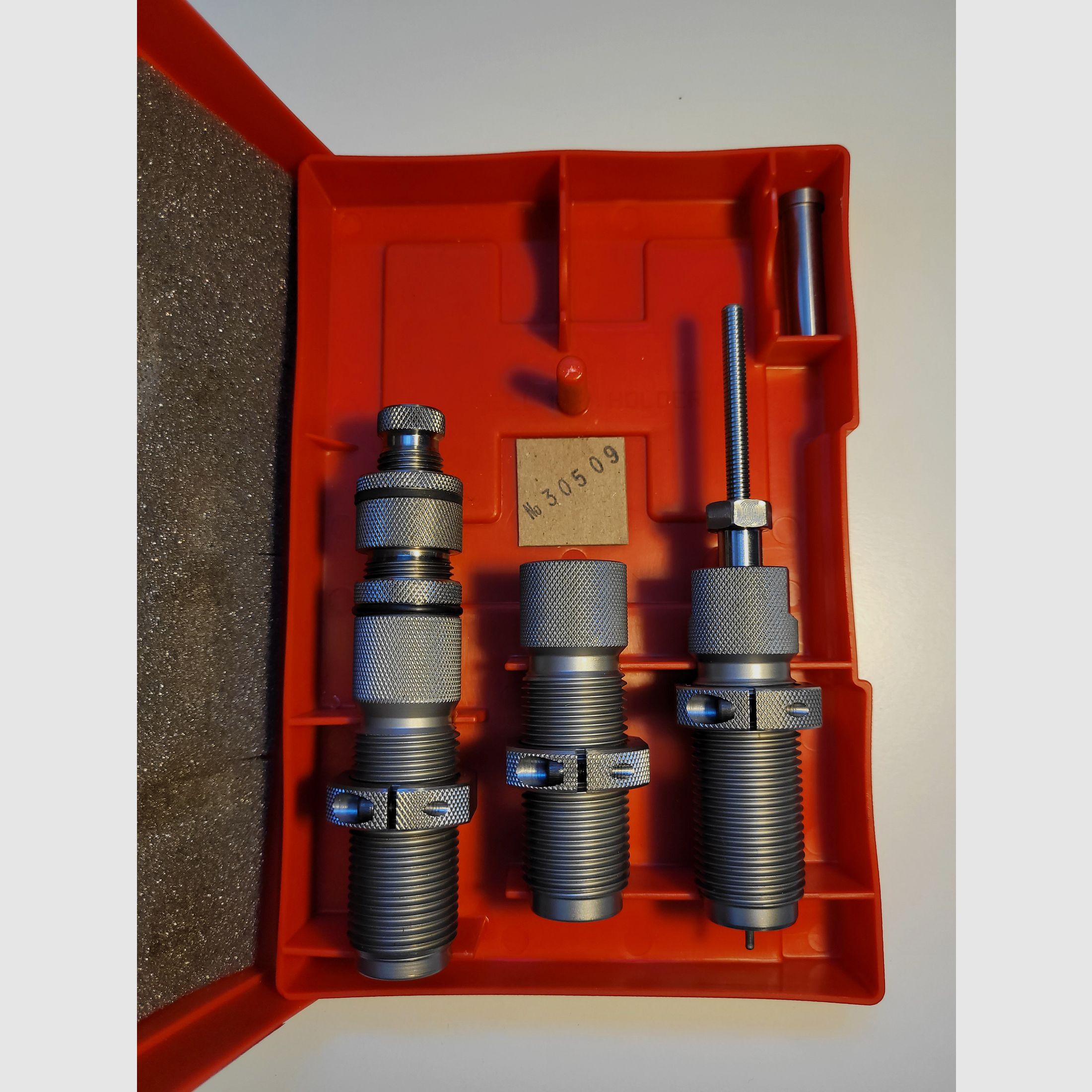 9 mm Luger / 9 x 21 Hornady die set, carbide, TAPER CRIMP, item no.: 546516