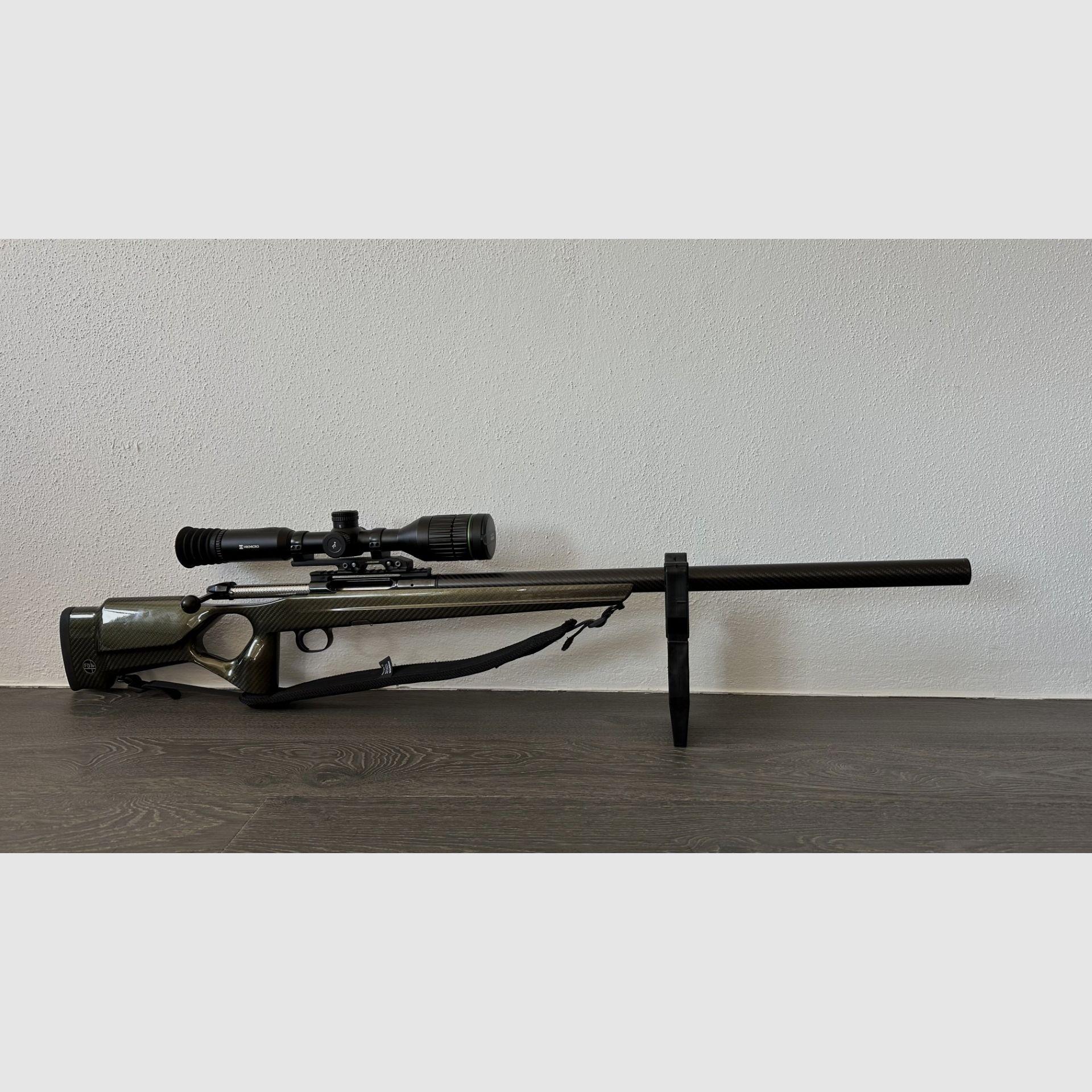 FBT Revolution für Tikka T3x Lite inklusive Schalldämpfer FBT INA OBS 32 sowie ATN X-Sight 4K Pro 5–20x Zielfernrohr