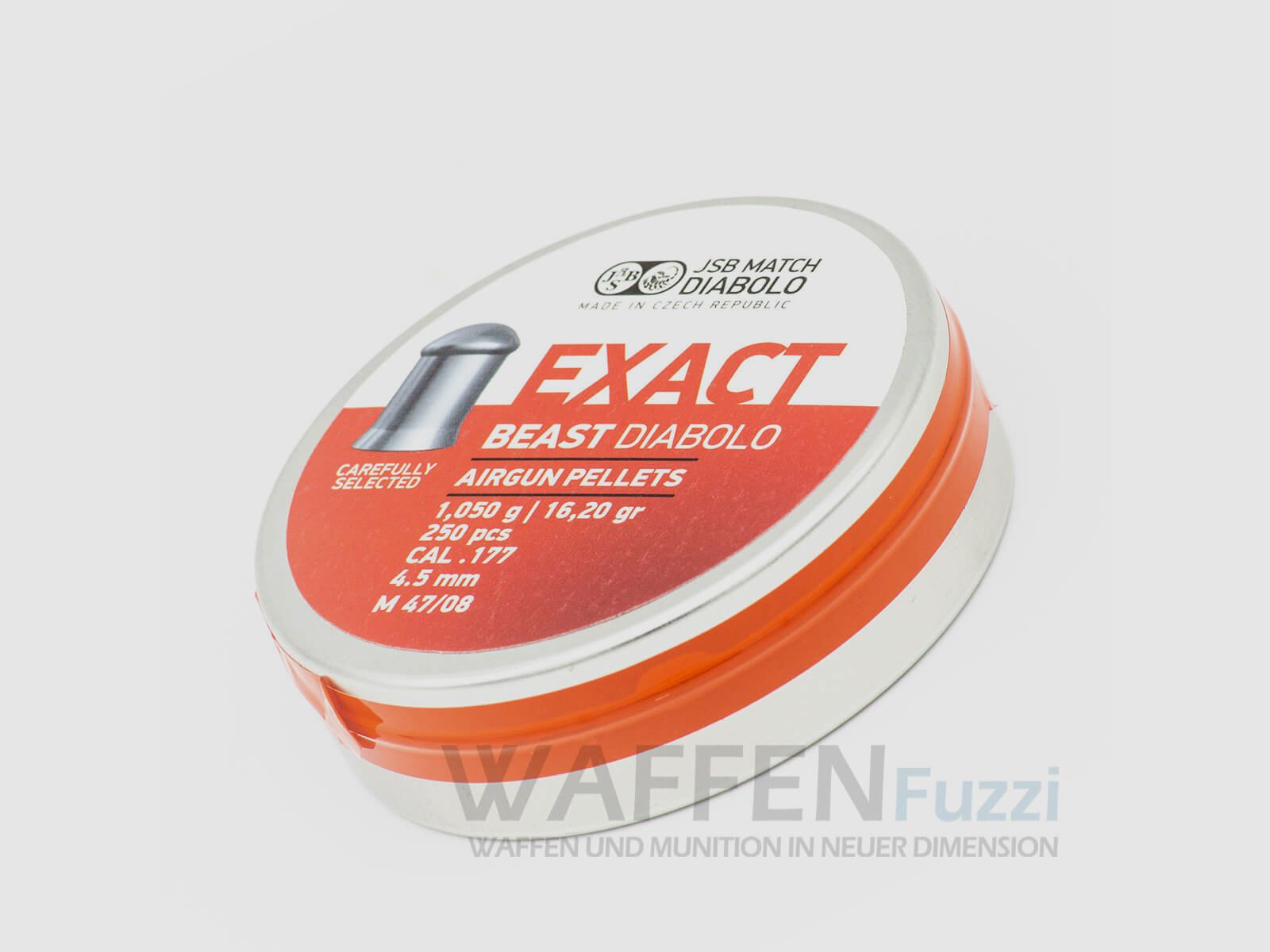 JSB Beast Okrągła Głowa Diabolo Exact Kaliber 4,52 mm 1,05 grama