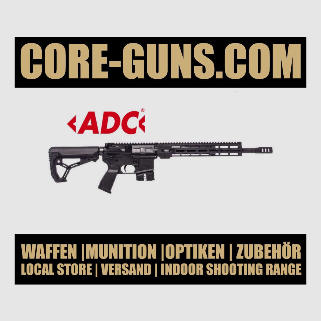 ADC AR15 Arnu Dallera Hecho a medida en Italia rifle semiautomático 223Rem -