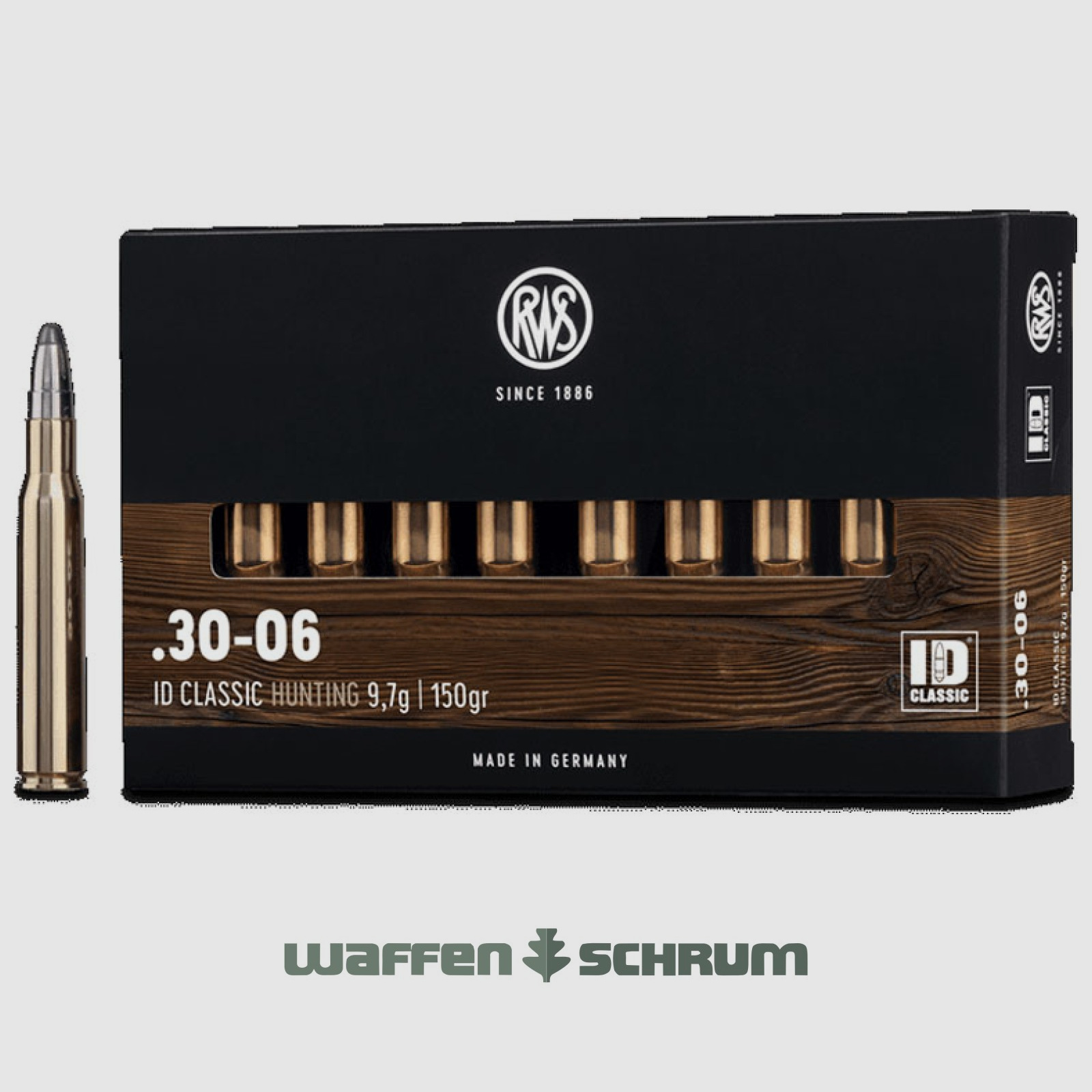RWS ID Classic 9.7g - 150gr .30-06Spring