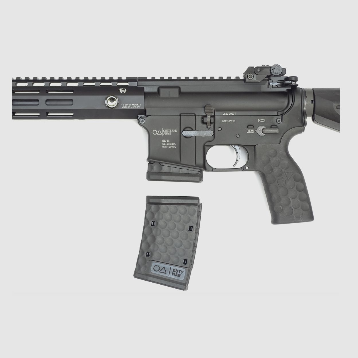 Oberland Arms OA-15 M5, loop 16,75", BL M-LOK handguard 13" slank, OA M4-schaft, BUIS, MFD