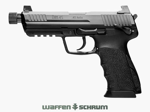 Heckler & Koch USP 45 Compact Tactical M16x1 / schwarzes Polymer Griffstück