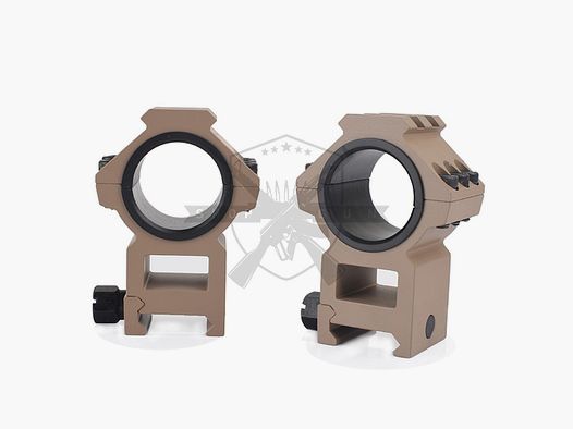 Górna montaż rurki 25,4 mm-30 mm (zestaw 2 sztuk) (TAN)