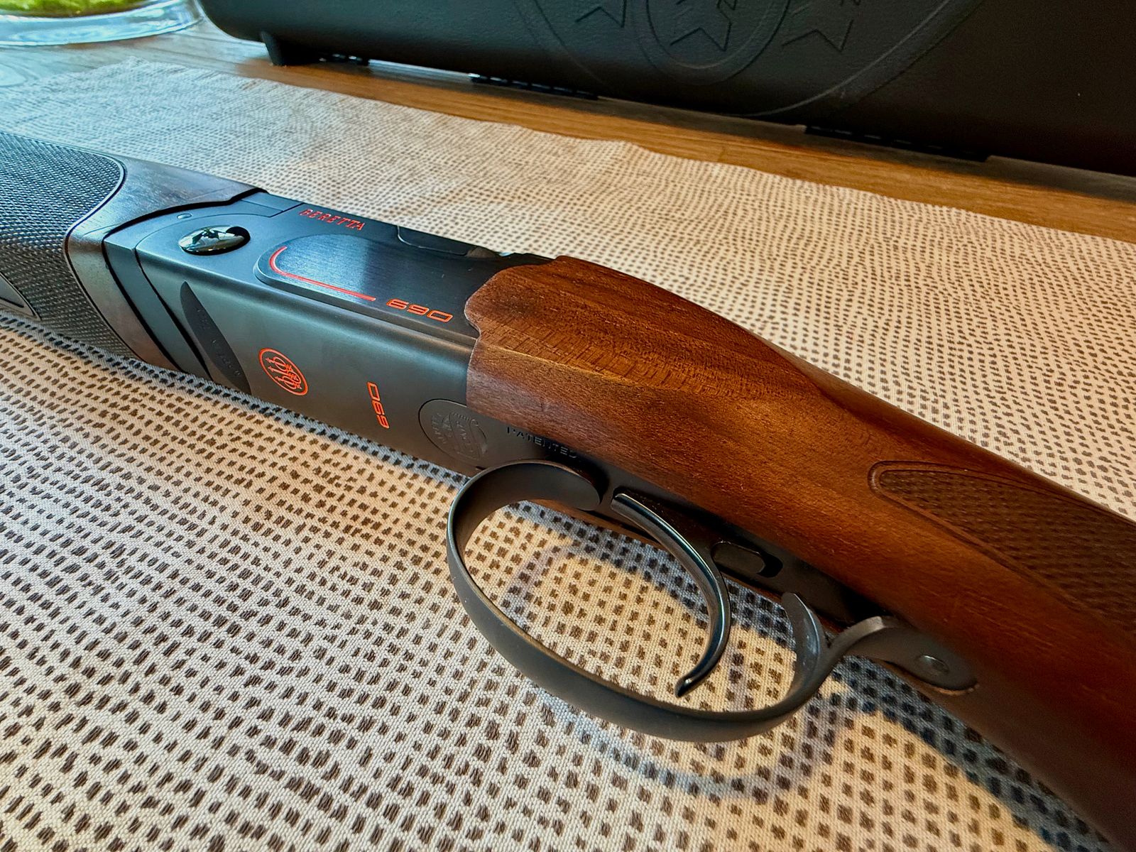 Beretta 690 Sporting schwarz, 71cm 12/76 Bockflinte
