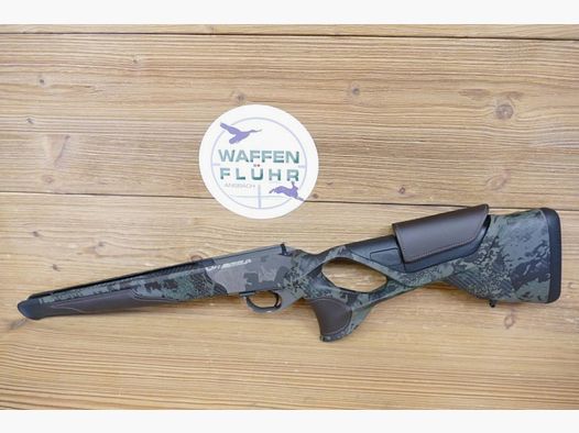 Blaser Custom R8 Carbon Huntec Leder cocoa Schaft mit System NEU WAFFEN FLÜHR ANSBACH