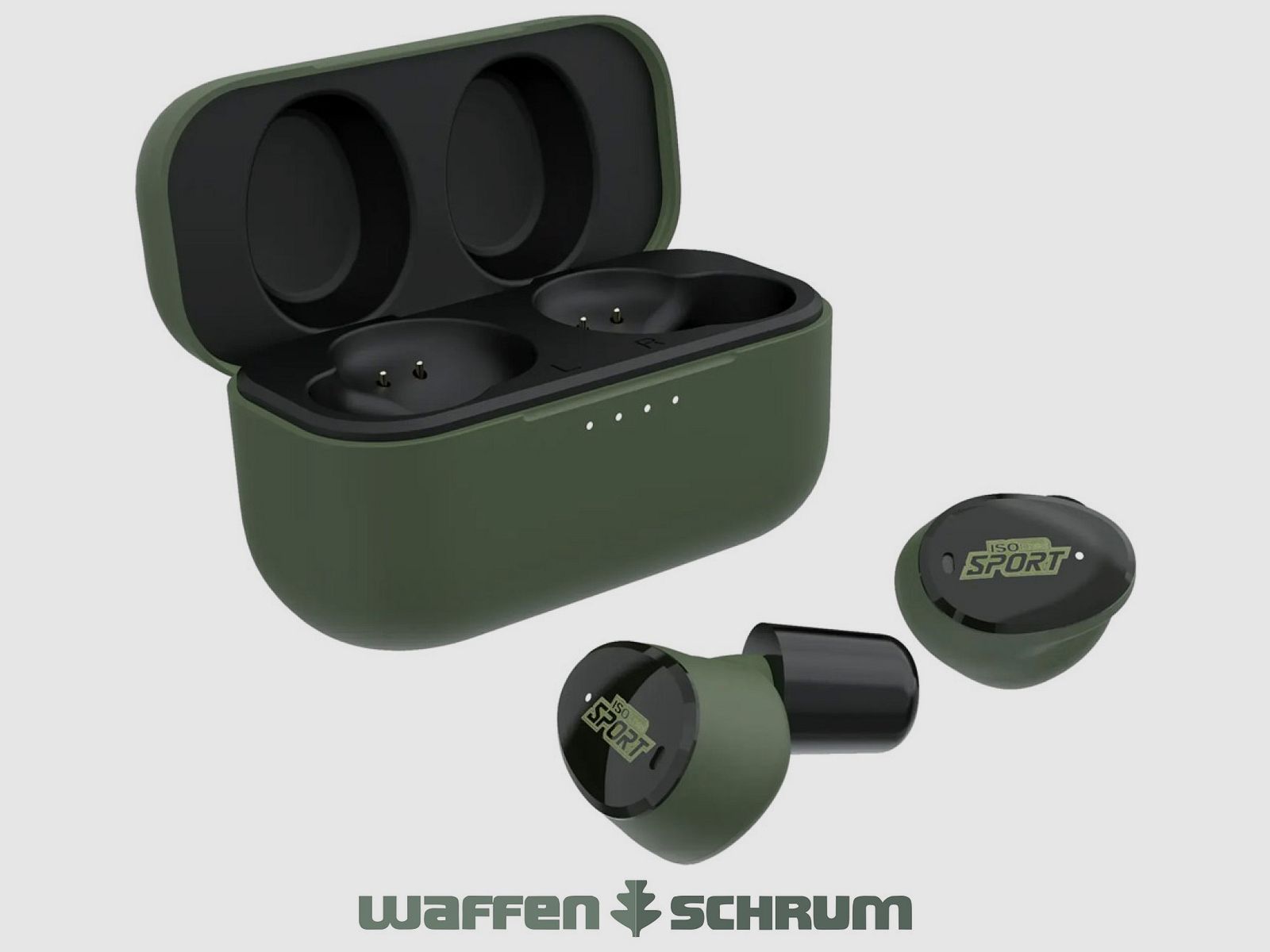 ISOtunes Sport Caliber / mit Bluetooth / grün / aktiv