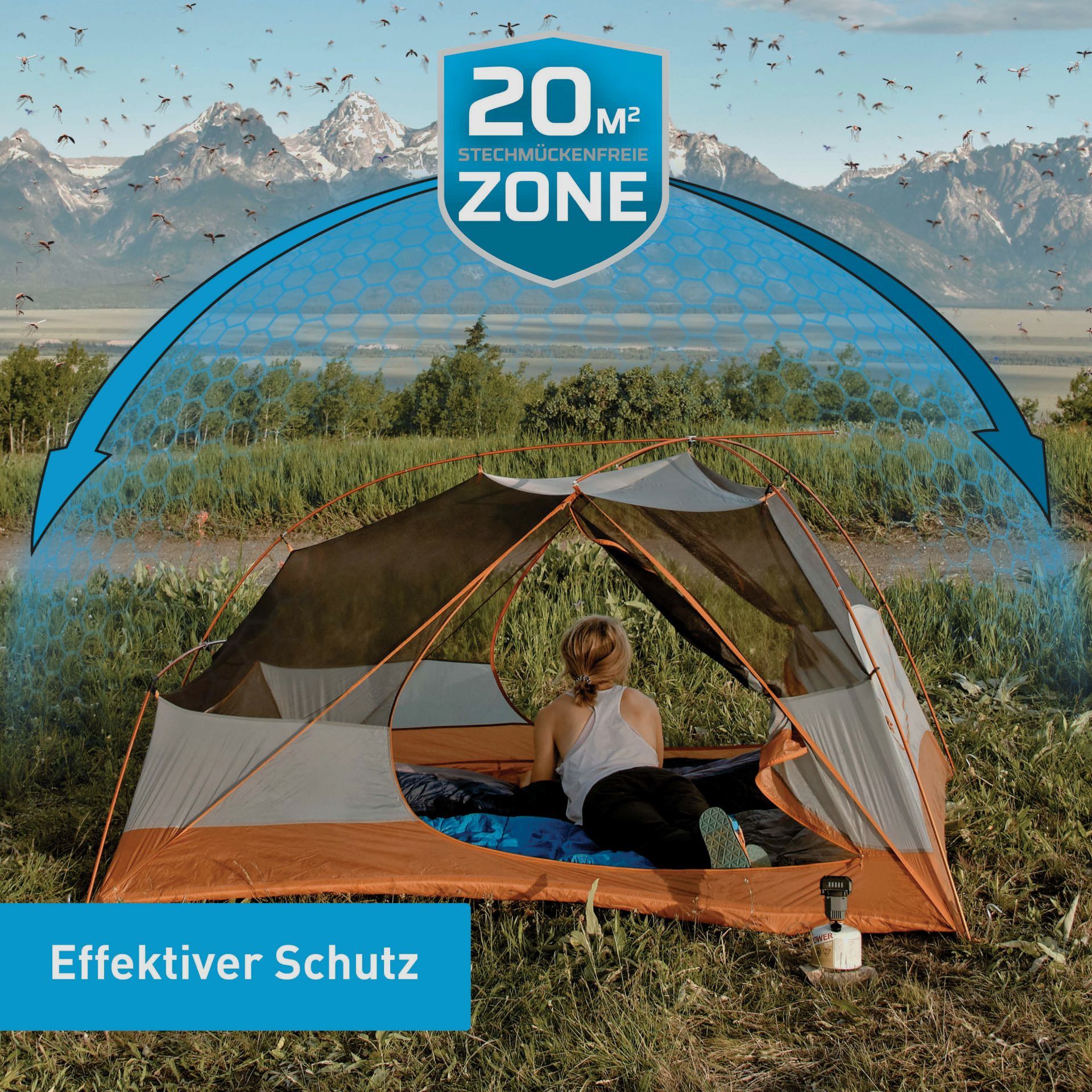 THERMACELL 920210 MR-BP Mückenabwehr Camping Backpacker