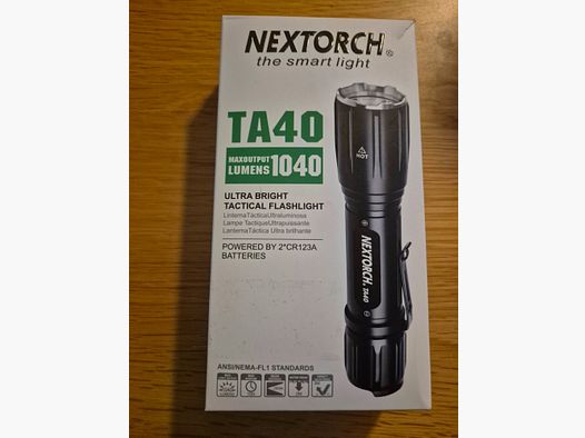 Nextorch TA40, Tactical Flashlight